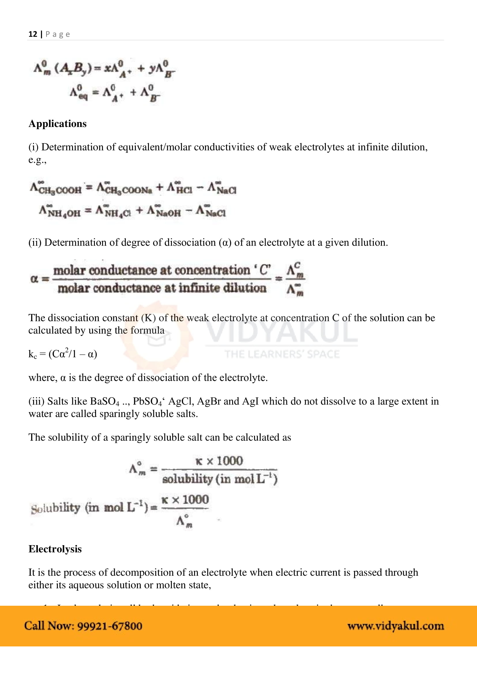 Chemistry Revision Notes for Class 12 Short Key Notes for CBSE Books